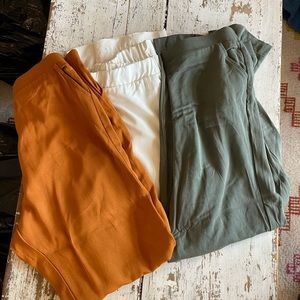 Dazey LA casual pants. NWOT 3 colors-off white, sage green and mustard/gold XL